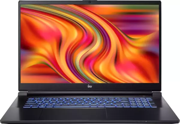 Ноутбук IRU Калибр 17ALC, 17.3", IPS, Intel Core i5 12500H, DDR4 16ГБ, SSD 512ГБ, NVIDIA GeForce RTX 3060 для ноутбуков 6ГБ, черный (1911325)