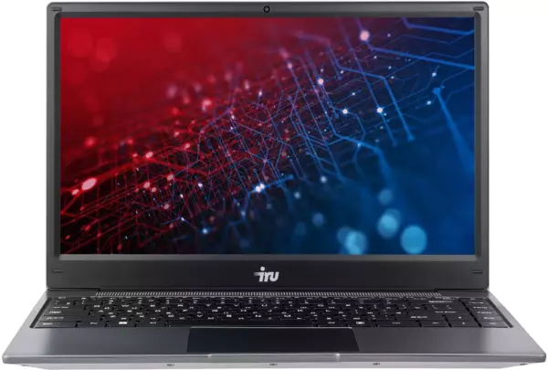 Ноутбук IRU Калибр 14TLH, 14.1", IPS, Intel Core i5 1135G7, DDR4 8ГБ, SSD 256ГБ, Intel Iris Xe graphics, серый (1912675)