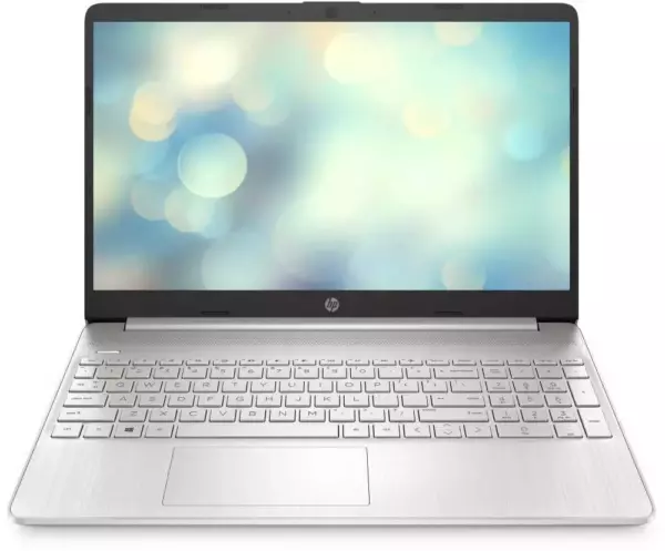 Ноутбук HP 15s-eq3010ny, 15.6", VA, AMD Ryzen 7 5825U, DDR4 16ГБ, SSD 512ГБ, AMD Radeon Graphics, серебристый (7d1e4ea)