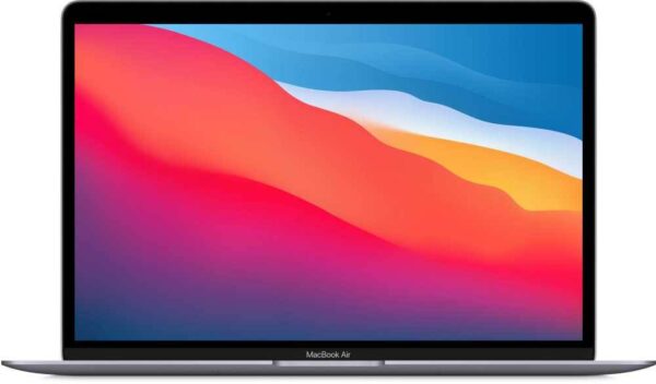 Ноутбук Apple MacBook Air A2337, 13.3", IPS, Apple M1 8 core 8ГБ, SSD 256ГБ, серый космос (mgn63pa/a)