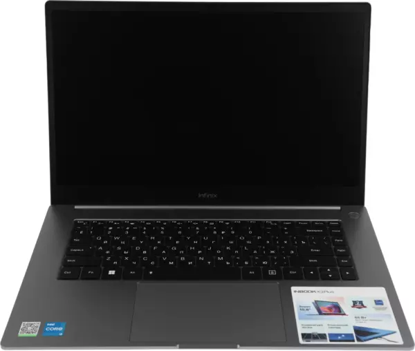 Ноутбук Infinix Inbook X3 Plus 12TH XL31, 15.6", IPS, Intel Core i3 1215U, LPDDR4x 8ГБ, SSD 256ГБ, Intel UHD Graphics, серый (71008301378)