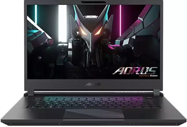 Ноутбук Gigabyte Aorus 15 9KF, 15.6", IPS, Intel Core i5 12500H, DDR5 16ГБ, SSD 512ГБ, NVIDIA GeForce RTX 4060 для ноутбуков 8ГБ, черный (9kf-e3kz353sh)
