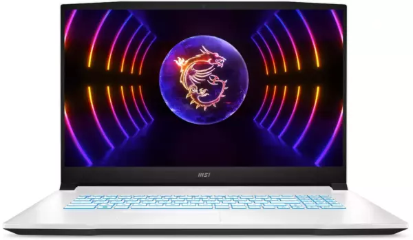 Ноутбук MSI Sword 17 A12VE-808XRU, 17.3", IPS, Intel Core i5 12450H, DDR5 16ГБ, SSD 512ГБ, NVIDIA GeForce RTX 4050 для ноутбуков 6ГБ, белый (9s7-17l522-808)