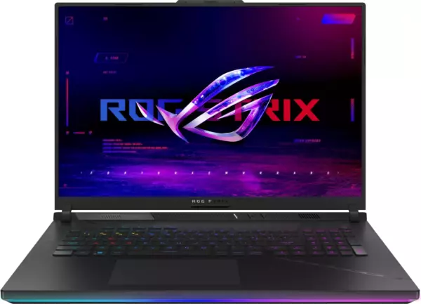 Ноутбук Asus ROG Strix G834JY-N6087, 18", IPS, Intel Core i9 13980HX, DDR5 32ГБ, SSD 2048ГБ, NVIDIA GeForce RTX 4090 для ноутбуков 16ГБ, черный (90nr0cg1-m006e0)