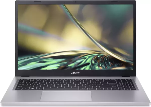 Ноутбук Acer Aspire 3 A315-24P-R80J, 15.6", IPS, AMD Ryzen 5 7520U, LPDDR5 16ГБ, SSD 512ГБ, AMD Radeon 610M, серебристый (nx.kdecd.009)