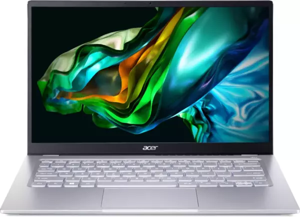 Ноутбук Acer Swift Go SFG14-41-R2U2, 14", IPS, AMD Ryzen 5 7530U, LPDDR4x 16ГБ, SSD 512ГБ, AMD Radeon Graphics, серебристый (nx.kg3cd.003)