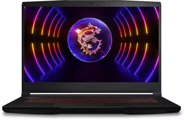 Ноутбук MSI GF63 Thin 12VE-1038XRU, 15.6", IPS, Intel Core i5 12450H, DDR4 16ГБ, SSD 1024ГБ, NVIDIA GeForce RTX 4050 для ноутбуков 6ГБ, черный (9s7-16r821-1038)