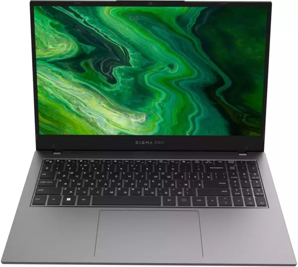 Ноутбук Digma Pro Fortis, 15.6", IPS, Intel Core i3 1005G1, LPDDR4x 8ГБ, SSD 512ГБ, Intel UHD Graphics, серый (dn15p3-8dxw03)