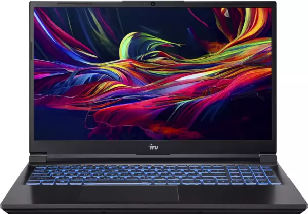 Ноутбук IRU Калибр 15ALC, 15.6", IPS, Intel Core i5 12500H, DDR4 32ГБ, SSD 512ГБ, NVIDIA GeForce RTX 3060 для ноутбуков 6ГБ, черный (1990841)