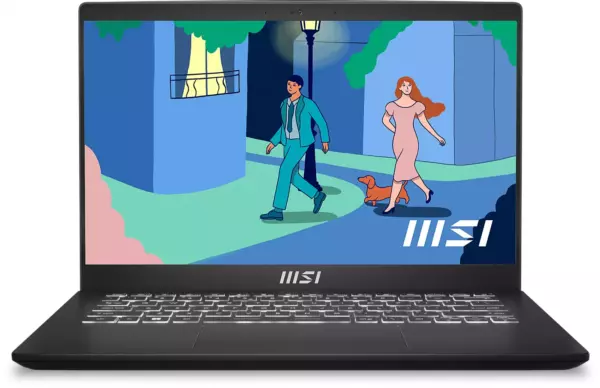 Ноутбук MSI Modern 14 C7M-239XRU, 14", IPS, AMD Ryzen 5 7530U, DDR4 8ГБ, SSD 512ГБ, AMD Radeon Graphics, черный (9s7-14jk12-239)