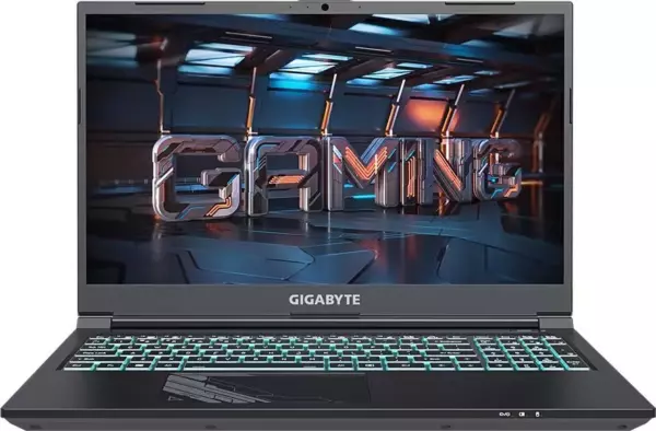 Ноутбук Gigabyte G5, 15.6", IPS, Intel Core i5 13500H, DDR5 16ГБ, SSD 512ГБ, NVIDIA GeForce RTX 4050 для ноутбуков 6ГБ, черный (mf5-52kz353sd)
