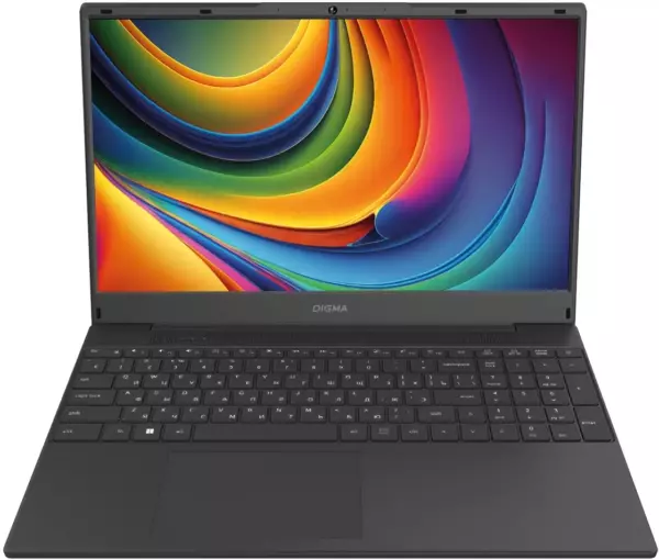Ноутбук Digma EVE A5820, 15.6", IPS, AMD Ryzen 3 3200U, DDR4 8ГБ, SSD 256ГБ, AMD Radeon Graphics, черный (dn15r3-8cxw02)