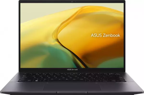 Ноутбук Asus Zenbook UM3402YA-KP854, 14", IPS, AMD Ryzen 5 7430U, LPDDR4 16ГБ, SSD 512ГБ, AMD Radeon Graphics, черный (90nb0w95-m01kz0)