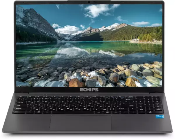 Ноутбук Echips Hot XPS15U57-1, 15.6", IPS, Intel Core i3 1025G1, LPDDR4 8ГБ, SSD 256ГБ, Intel UHD Graphics, серый