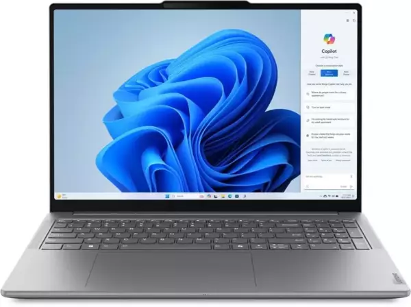 Ноутбук Lenovo Yoga Pro 9 16IMH9, 16", IPS, Intel Core Ultra 7 155H, LPDDR5x 16ГБ, SSD 1024ГБ, NVIDIA GeForce RTX 4060 для ноутбуков 8ГБ, серый (83dn006aru)