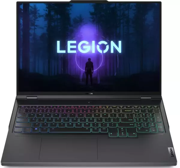 Ноутбук Lenovo Legion Pro 5 16ARX8, 16", IPS, AMD Ryzen 5 7645HX, DDR5 32ГБ, SSD 1024ГБ, NVIDIA GeForce RTX 4050 для ноутбуков 6ГБ, темно-серый (82wm00fvrk)