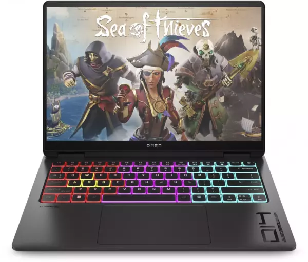 Ноутбук HP Omen 14-fb0016ci, 14", OLED, Intel Core Ultra 7 155H, LPDDR5x 16ГБ, SSD 1024ГБ, NVIDIA GeForce RTX 4060 для ноутбуков 8ГБ, черный (a1aa6ea)