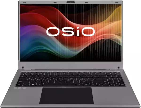 Ноутбук Osio BaseLine B150i-005s, 15.6", IPS, Intel N-series N100, DDR4 8ГБ, SSD 512ГБ, Intel UHD Graphics, серебристый