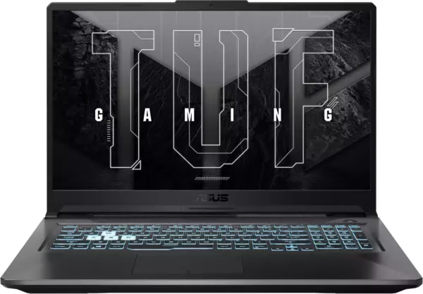 Ноутбук Asus TUF Gaming FA706NF-HX007, 17.3", IPS, AMD Ryzen 5 7535HS, DDR4 16ГБ, SSD 512ГБ, NVIDIA GeForce RTX 2050 4ГБ, черный (90nr0jh5-m002l0)