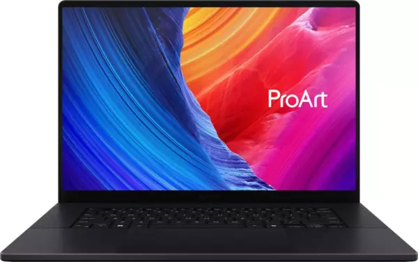 Ноутбук Asus ProArt P16 H7606WV-ME098X, 16", OLED, AMD Ryzen AI 9 HX 370, LPDDR5x 32ГБ, SSD 2048ГБ, NVIDIA GeForce RTX 4060 для ноутбуков 8ГБ, черный (90nb1411-m004z0)