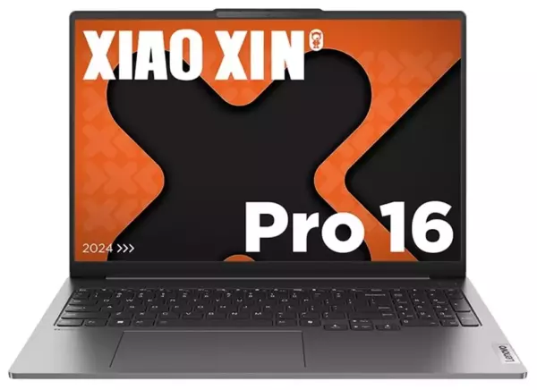 Ноутбук Lenovo Xiaoxin Pro16 IRH8, 16", IPS, Intel Core i7 13620H, LPDDR5 16ГБ, SSD 1024ГБ, Intel UHD Graphics, серый