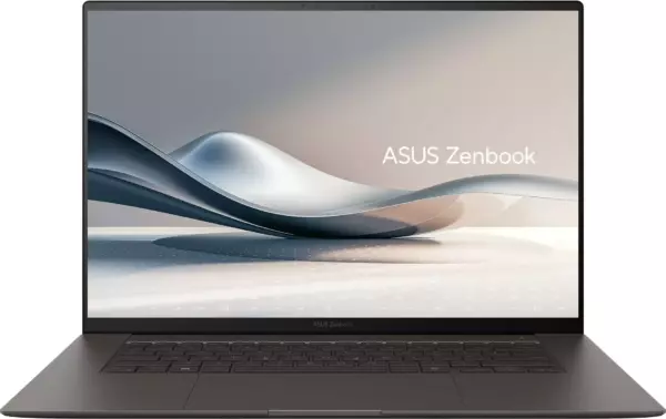 Ноутбук Asus Zenbook S UM5606WA-RK270W, 16", OLED, AMD Ryzen AI 9 HX 370, LPDDR5x 32ГБ, SSD 2048ГБ, AMD Radeon 890M, серый (90nb13m1-m00ew0)