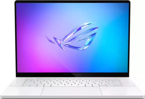 Ноутбук Asus ROG Zephyrus GA605WV-QR118, 16", OLED, AMD Ryzen AI 9 HX 370, LPDDR5x 16ГБ, SSD 1024ГБ, NVIDIA GeForce RTX 4060 для ноутбуков 8ГБ, белый (90nr0ja2-m006k0)
