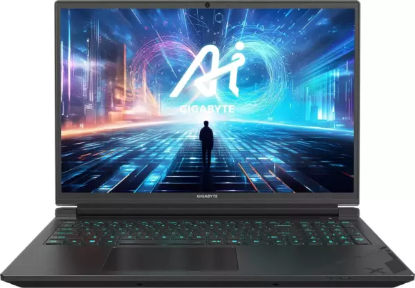 Ноутбук Gigabyte G6X, 16", IPS, Intel Core i7 13650HX, DDR5 16ГБ, SSD 512ГБ, NVIDIA GeForce RTX 4050 для ноутбуков 6ГБ, серый (9mg-42kz853sd)
