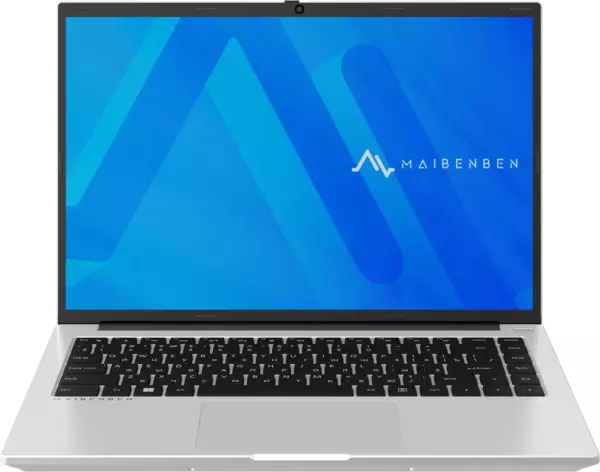 Ноутбук Maibenben S14B-R560UM, 14.5", IPS, AMD Ryzen 5 6600H, DDR5 16ГБ, SSD 512ГБ, AMD Radeon 660M, серебристый (r560umfqslsre0)
