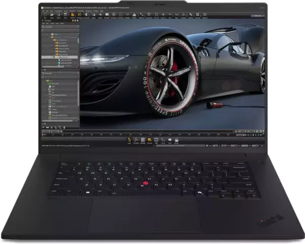 Ноутбук Lenovo ThinkPad P1 G7, 16", IPS, Intel Core Ultra 7 165H, LPDDR5x 32ГБ, SSD 1024ГБ, Intel Arc, черный (21kws60g00)