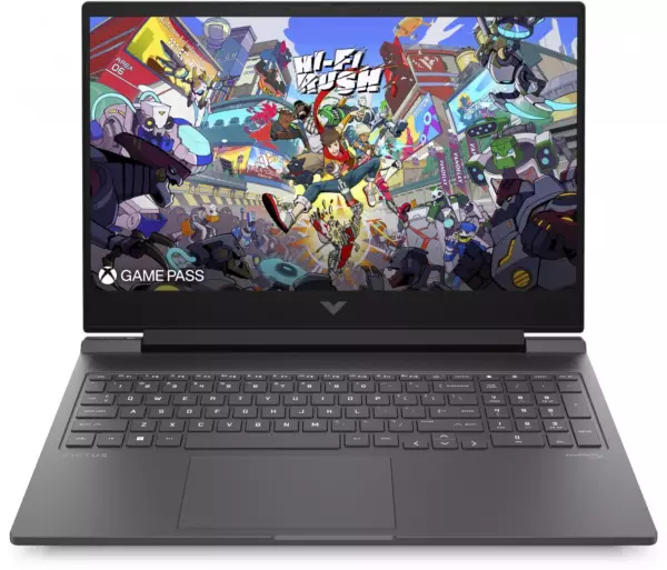 Ноутбук HP Victus 16-s1023dx, 16.1", IPS, AMD Ryzen 7 8845HS, DDR5 16ГБ, SSD 512ГБ, NVIDIA GeForce RTX 4070 для ноутбуков 8ГБ, темно-серебристый (a1sv3ua)