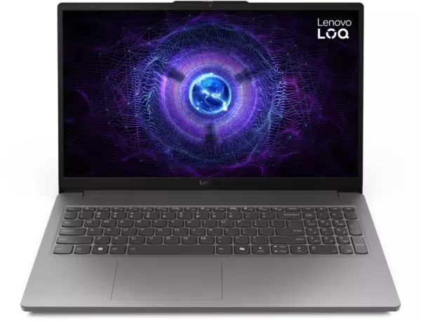 Ноутбук Lenovo LOQ 15IAX9E, 15.6", IPS, Intel Core i5 12450HX, DDR5 16ГБ, SSD 512ГБ, NVIDIA GeForce RTX 3050 для ноутбуков 6ГБ, серый (83lk005hue)