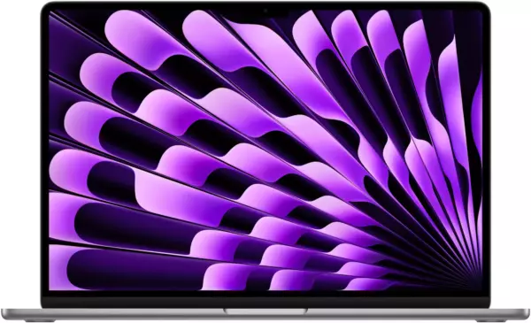 Ноутбук Apple MacBook Air A3114, 15.3", IPS, Apple M3 8 core 16ГБ, SSD 512ГБ, серый космос (mxd13hn/a)
