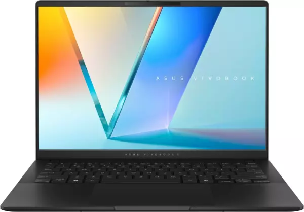 Ноутбук Asus VivoBook S5406SA-QD200, 14", OLED, Intel Core Ultra 7 258V, LPDDR5x 32ГБ, SSD 1024ГБ, Intel Arc 140V, черный (90nb15r3-m00cb0)
