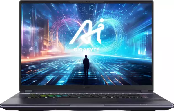 Ноутбук Gigabyte Aorus 16X, 16", IPS, Intel Core i7 14650HX, DDR5 16ГБ, SSD 1024ГБ, NVIDIA GeForce RTX 4070 для ноутбуков 8ГБ, серый (asg-53kzc54sh)