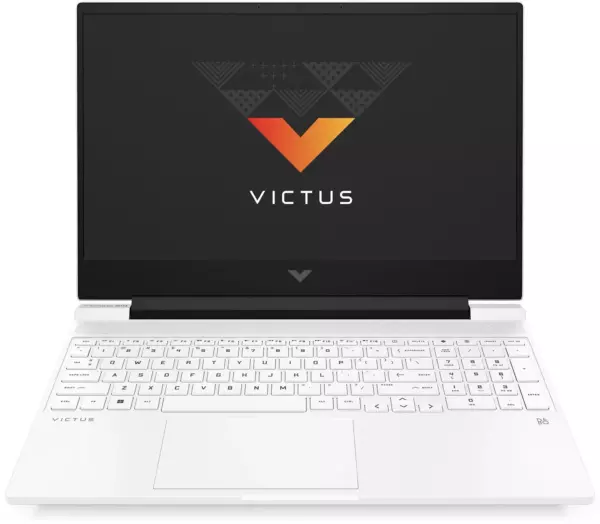 Ноутбук HP Victus 15-fa1033nn, 15.6", IPS, Intel Core i5 12500H, DDR4 16ГБ, SSD 512ГБ, NVIDIA GeForce RTX 4060 для ноутбуков 8ГБ, белый (a0my5ea)