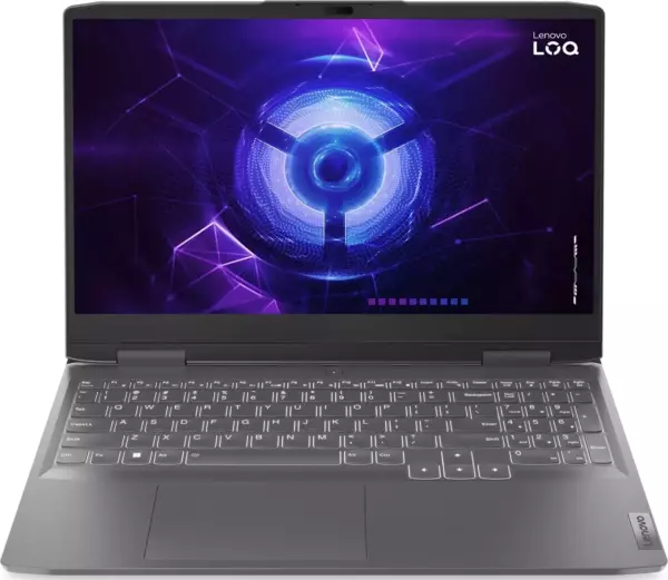 Ноутбук Lenovo LOQ 15IRH8, 15.6", IPS, Intel Core i7 13620H, DDR5 16ГБ, SSD 512ГБ, NVIDIA GeForce RTX 4050 для ноутбуков 6ГБ, серый (82xv00xsrk)