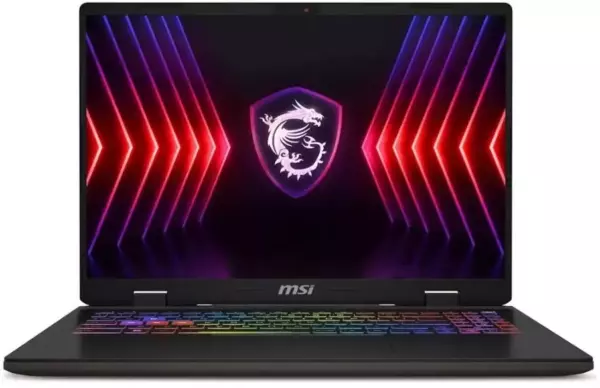Ноутбук MSI Sword 16 HX B13VGKG-855XRU, 16", IPS, Intel Core i7 13700HX, DDR5 16ГБ, SSD 1024ГБ, NVIDIA GeForce RTX 4070 для ноутбуков 8ГБ, серый космос (9s7-15p214-855)