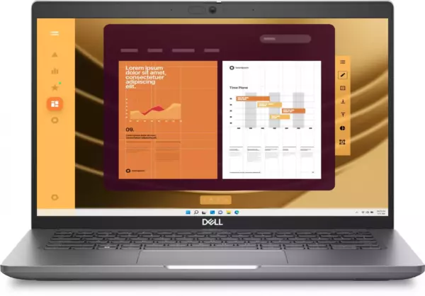 Ноутбук Dell Latitude 5450, 14", VA, Intel Core Ultra 7 155U, DDR5 16ГБ, SSD 512ГБ, Intel Graphics, серый (5450-7560)