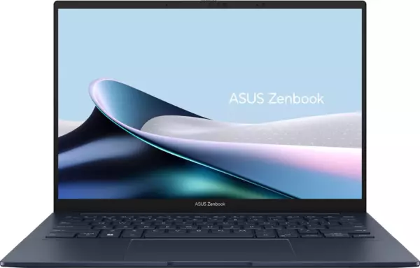 Ноутбук Asus Zenbook UX3405MA-QD1016, 14", OLED, Intel Core Ultra 9 185H, LPDDR5x 32ГБ, SSD 512ГБ, Intel Arc, синий (90nb11r1-m01ub0)