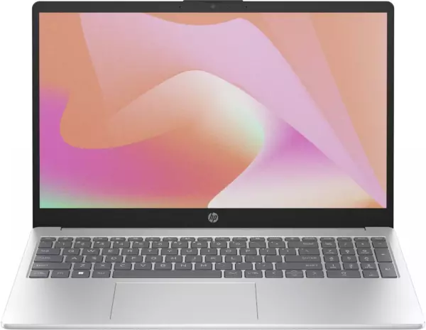 Ноутбук HP 15-fd0131wm, 15.6", IPS, Intel Core i3 N305, DDR4 8ГБ, SSD 256ГБ, Intel UHD Graphics, серебристый (9c9a2ua)
