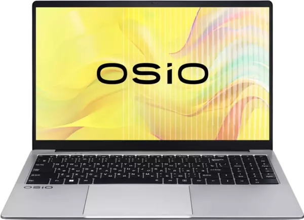 Ноутбук Osio FocusLine F150i-024, 15.6", IPS, Intel Core i5 1235U, DDR4 16ГБ, SSD 1024ГБ, Intel Iris Xe graphics, серый