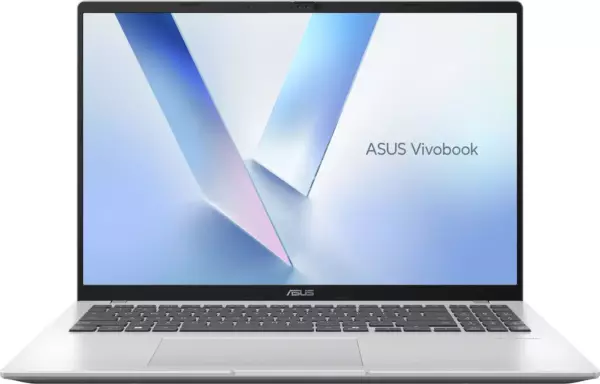 Ноутбук Asus VivoBook M1607KA-MB037, 16", IPS, AMD Ryzen AI 5 340, DDR5 16ГБ, SSD 512ГБ, AMD Radeon 840M, серебристый (90nb15f2-m001c0)