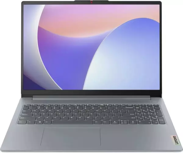 Ноутбук Lenovo IP Slim 3 15ABR8, 15.6", IPS, AMD Ryzen 7 7730U, DDR4 16ГБ, SSD 512ГБ, AMD Radeon Graphics, серый (82xm00jvrk)