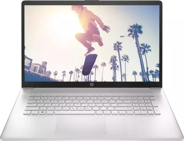 Ноутбук HP 17-cn3052ci, 17.3", IPS, Intel Core i5 1334U, DDR4 16ГБ, SSD 512ГБ, Intel Iris Xe graphics, серебристый (b09k3ea)