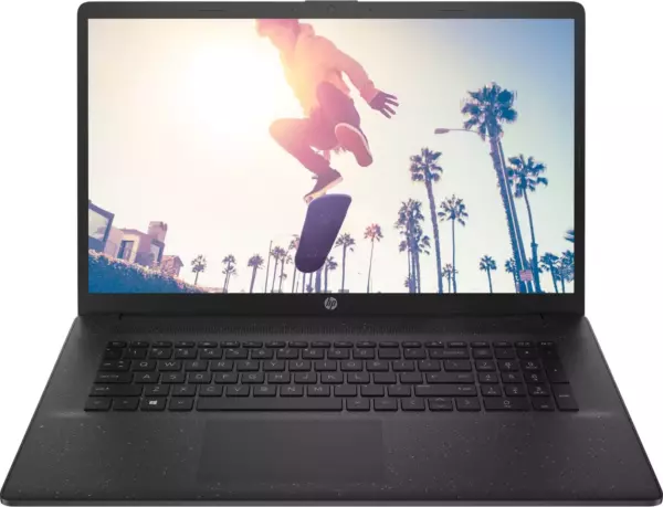 Ноутбук HP 17-cn4007ci, 17.3", IPS, Intel Core 5 120U, DDR4 16ГБ, SSD 512ГБ, Intel Graphics, черный (b09k4ea)