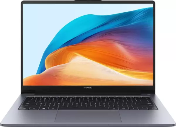 Ноутбук Huawei MateBook D, 14", IPS, Intel Core i5 12450H, LPDDR4x 16ГБ, SSD 512ГБ, Intel UHD Graphics, серый космос (53013xfp)