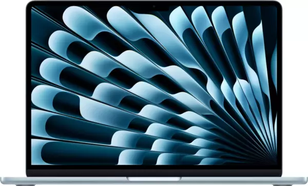 Ноутбук Apple MacBook Air A3240, 13.6", IPS, Apple M4 10 core 16ГБ, SSD 256ГБ, голубой (mc6t4x/a)