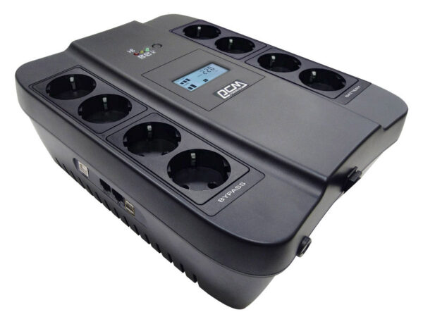 Блок бесперебойного питания Powercom Spider SPD-1100U LCD USB Black